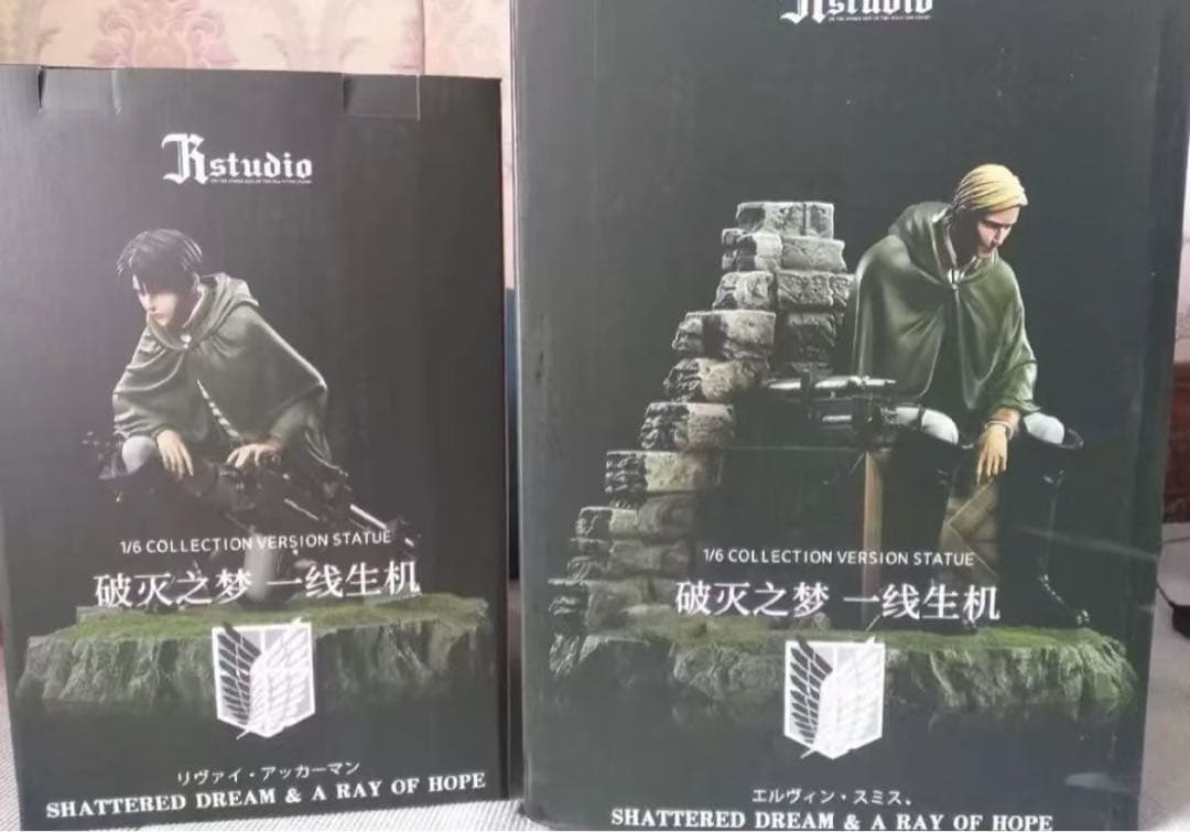 進撃の巨人 エルヴィン·スミ リヴァイ ガレージキット ガレキ スタチュー③