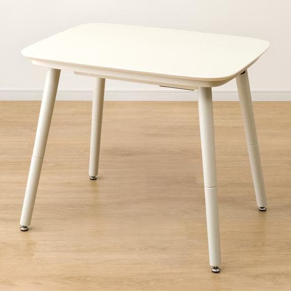 ニトリ☆高さが変えられる2Wayこたつテーブル/幅80×奥行60(ホワイト)