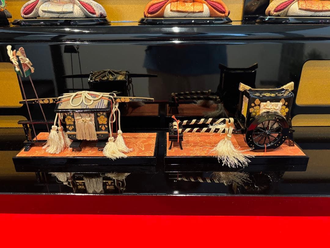 木目込み雛人形10人飾り