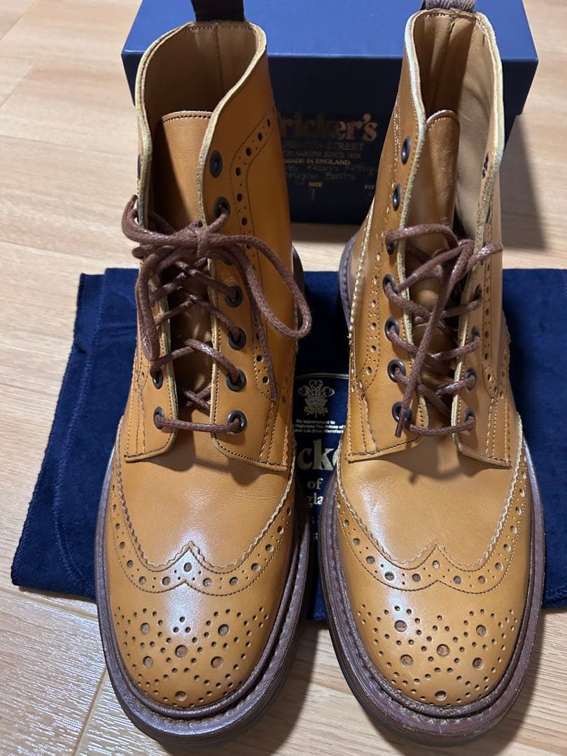 未使用　トリッカーズ　カントリーブーツ　エイコンアンティーク　7