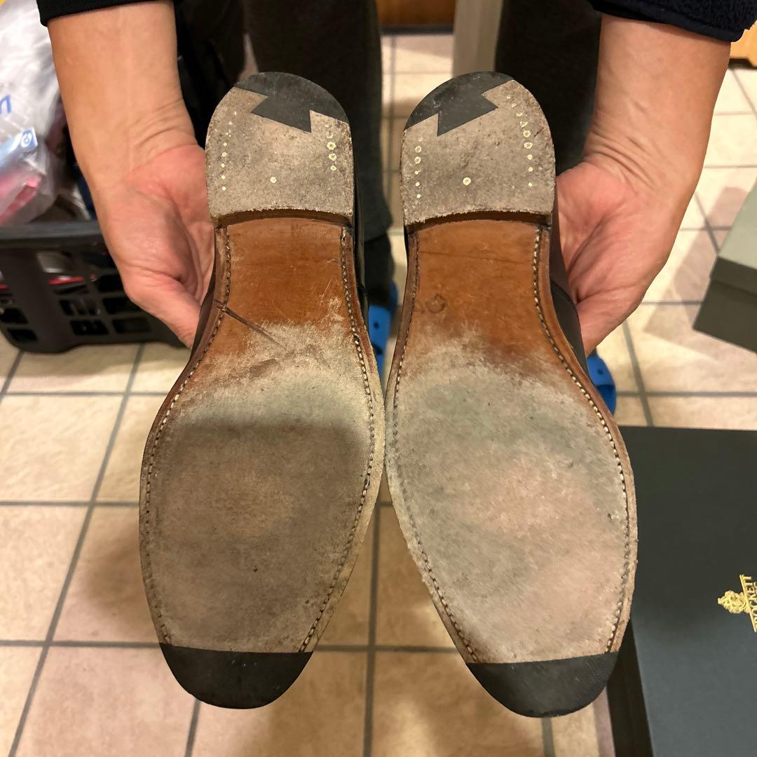 クロケットジョーンズコノート7E 黒 ドレスシューズ