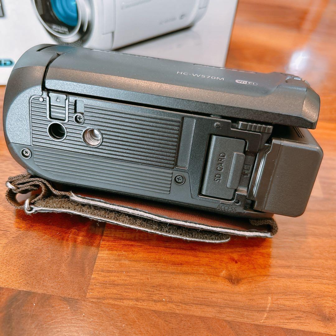 【バッテリー2個付】Panasonic HC-W570M ビデオカメラ ブラック