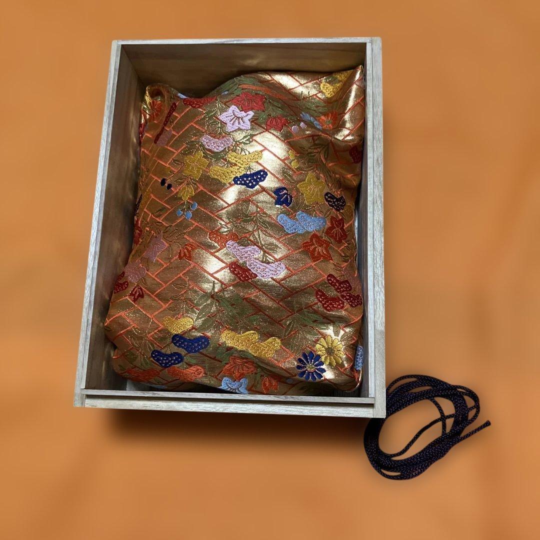 能面 狂言面 空吹 うそぶき 木彫り 手彫り 桐箱 - メルカリ