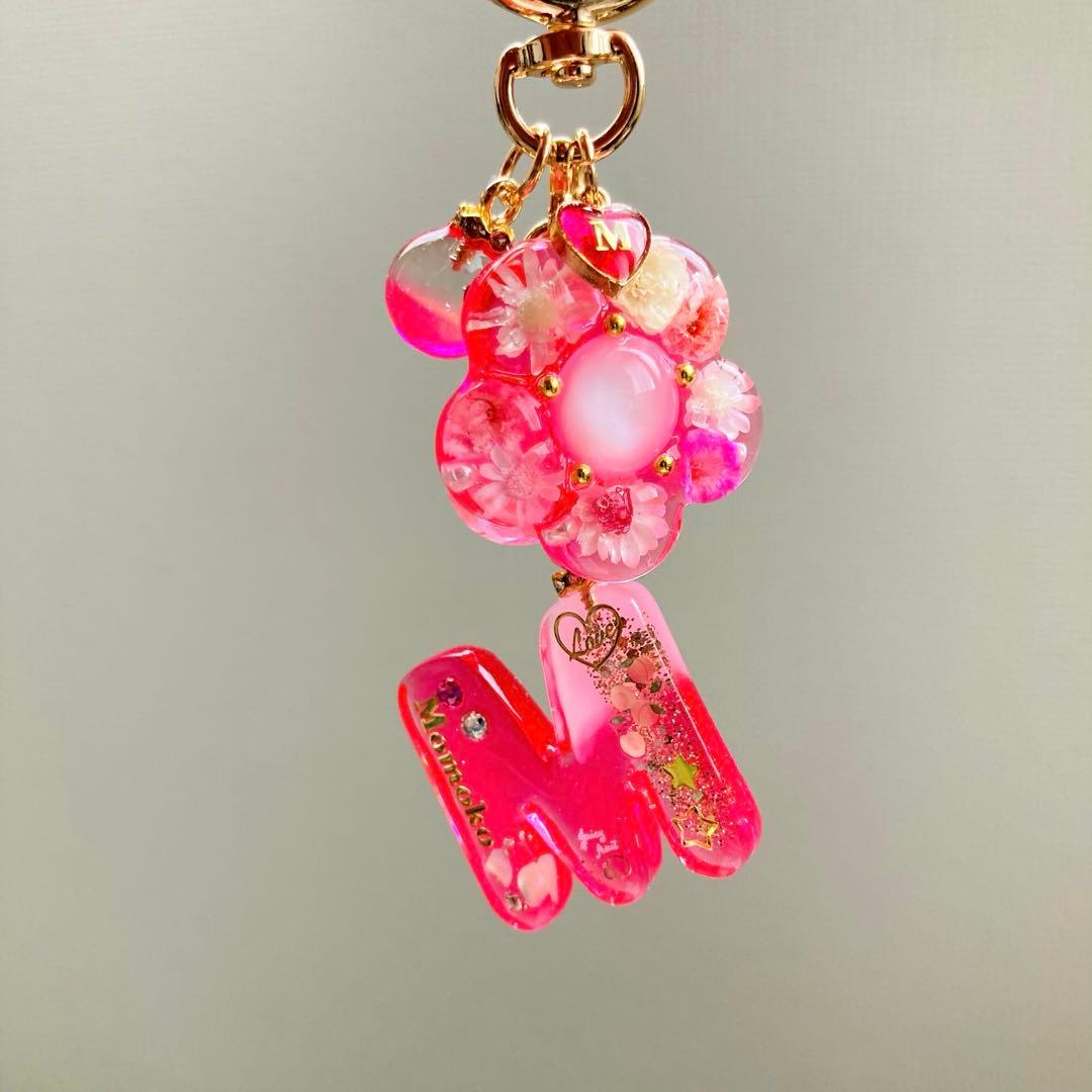 メロちゃんページ　名入れチャーム　レジンキーホルダー 5点