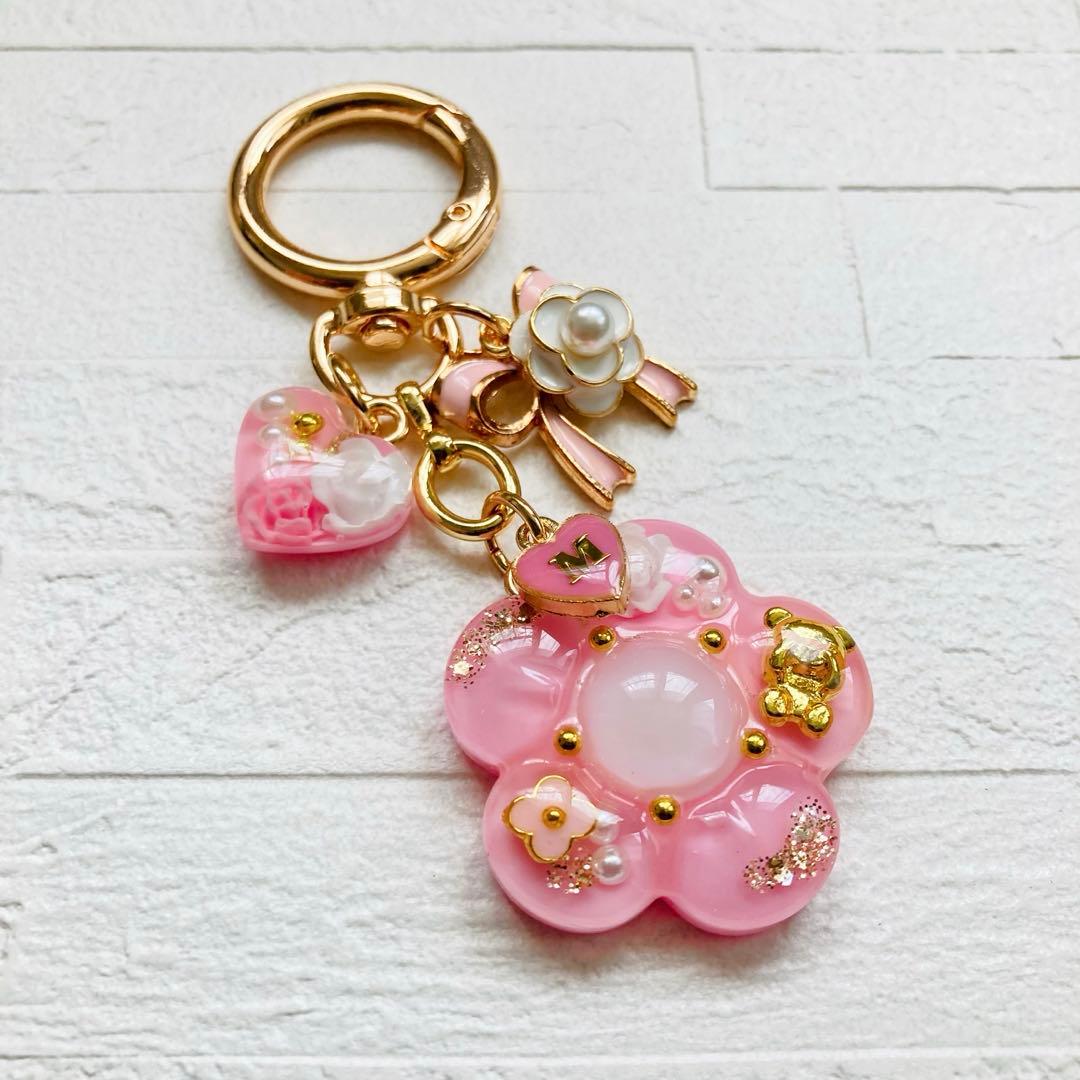 メロちゃんページ　名入れチャーム　レジンキーホルダー 5点