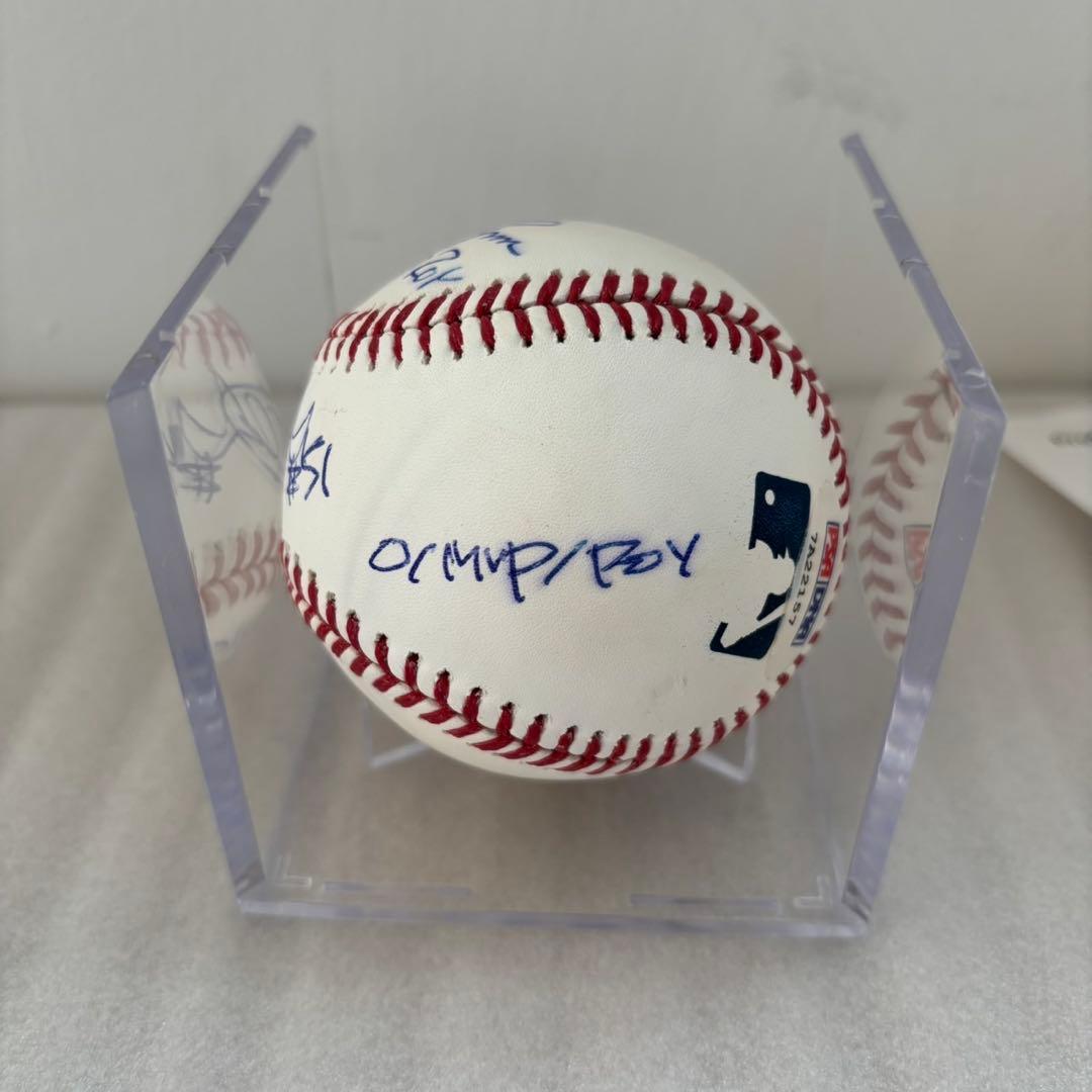 希少】イチロー＆フレッドリン MLB史上 新人王＆MVP同時受賞者 直筆