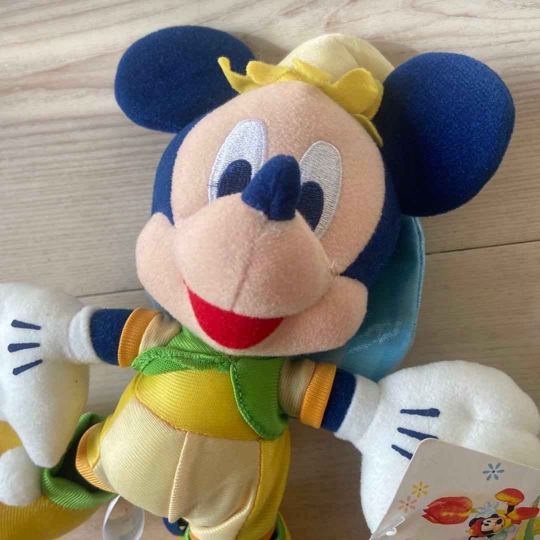 ディズニーSEGA ミッキー ミニー　ぬいぐるみ　レトロ　フラワーファンタジー