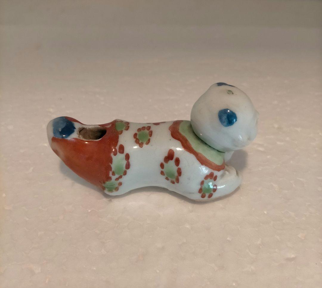 江戸時代　柿右衛門　唐子形笛　江戸時代中期の型1個、後期型1個　伊万里焼　有田焼