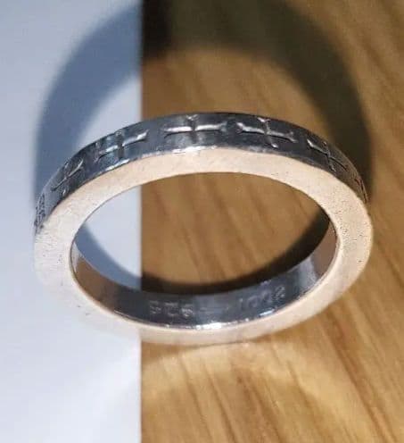 美品 販売証明書付 クロムハーツ スペーサーリング 3mm 22号