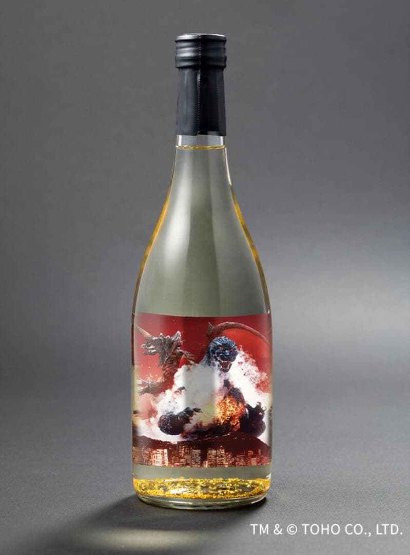 早い者勝ち」純米酒 バーニングゴジラ 金箔入り（フィギュア付きDX版