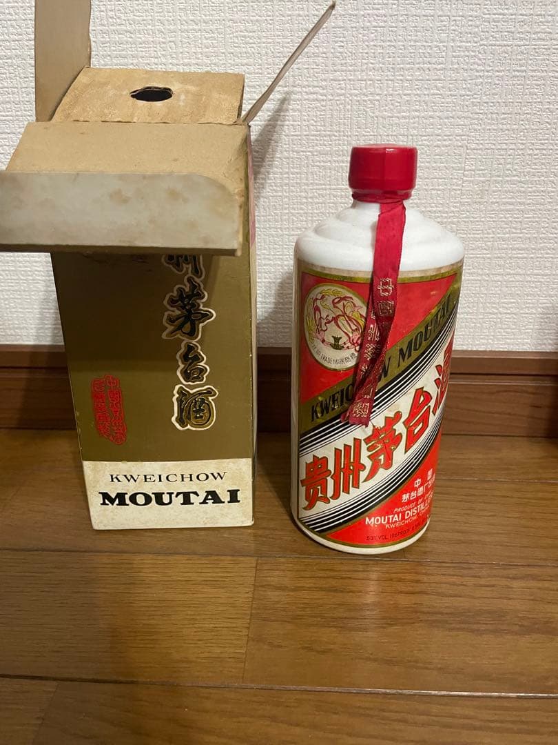 貴州茅台酒マオタイ酒 天女ラベル中国酒540ml 53% 古酒 未開栓 箱