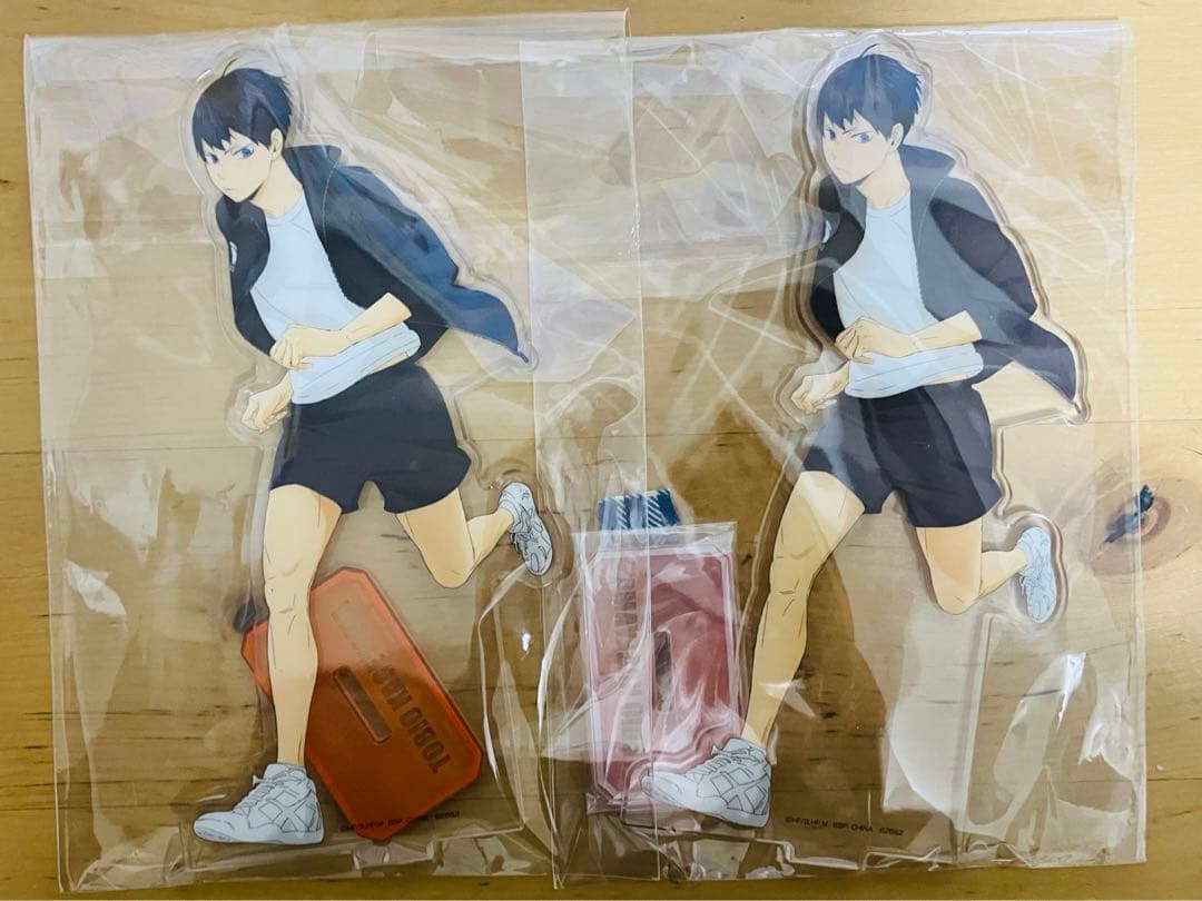 【一時値下げ中】ハイキュー影山飛雄 アクリルスタンド、キーホルダー、缶バッジ