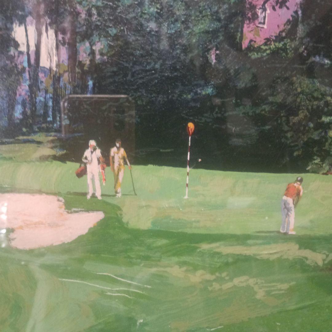 4560）マークキング リトグラフまたはシルクスクリーン「アプローチ」額装