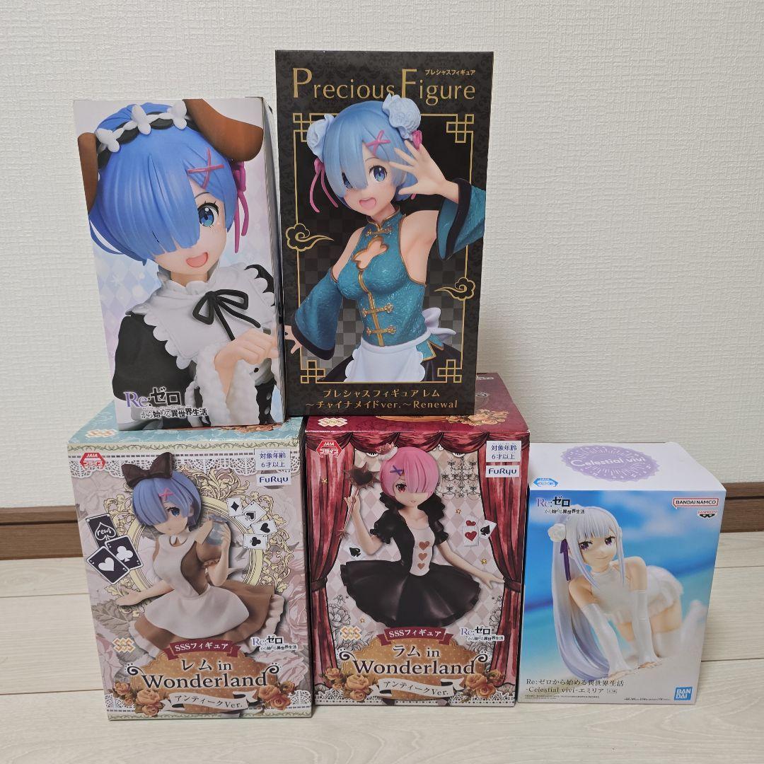 Re:ゼロから始める異世界生活 フィギュアセット - メルカリ