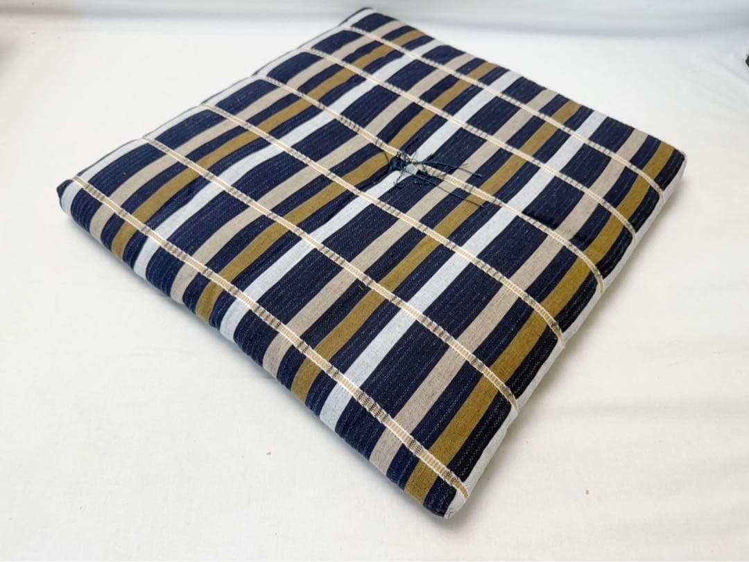 未使用 茶道具 茶席用 和調柄 吉野格子 手作り 座布団 10枚組 敷物