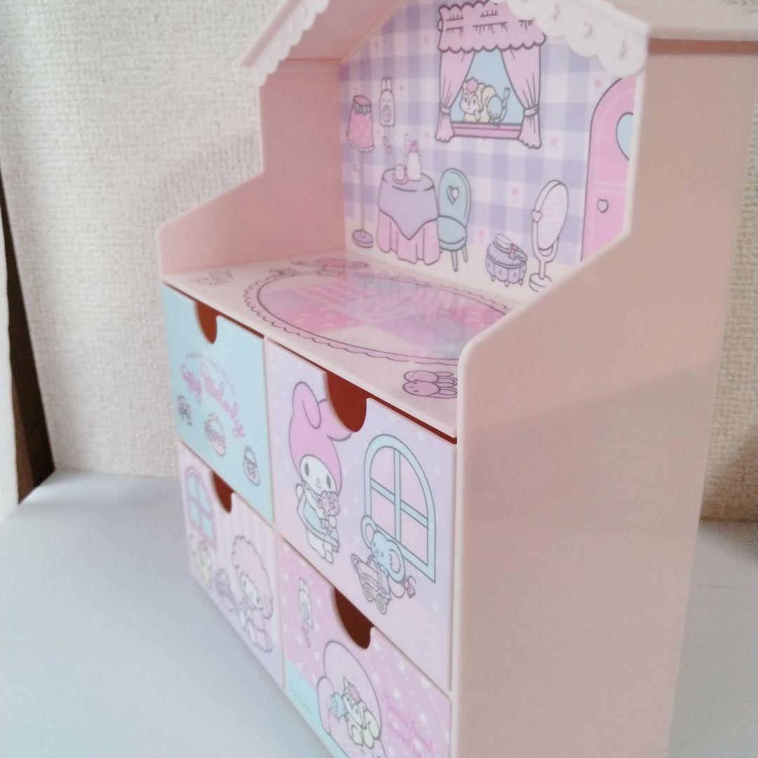 サンリオ　マイメロ Sanrio マイメロディ おうち形プラチェスト