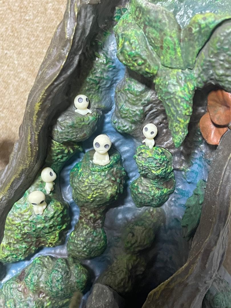 スタジオジブリ　もののけ姫　シシ神　オルゴール　ウォーターガーデン　bonsai