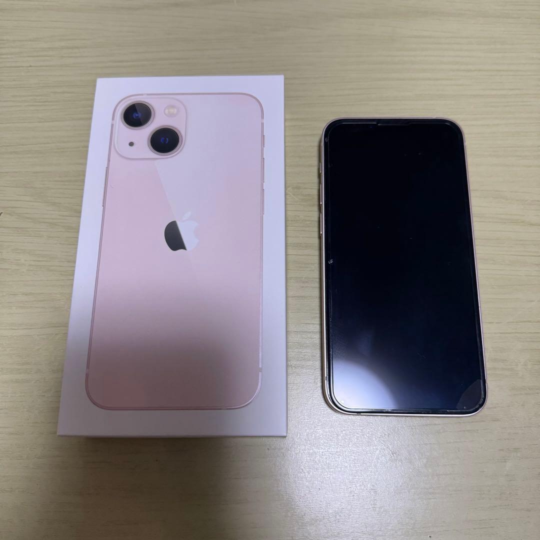 ✩iPhone 13 mini 256gb ピンク simフリー 76%