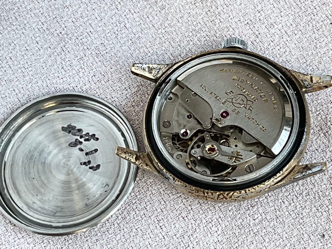 ★激貴重❣️世界初の両側回転式自動巻BIDYNATOR搭載❣️OLD.ENICAR❣️