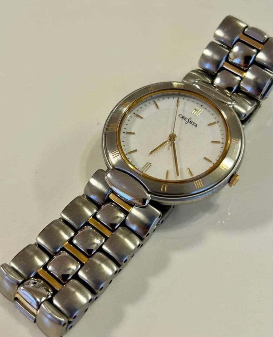 SEIKO セイコー CRESTA クレスタ メンズ クォーツ 腕時計 稼働品