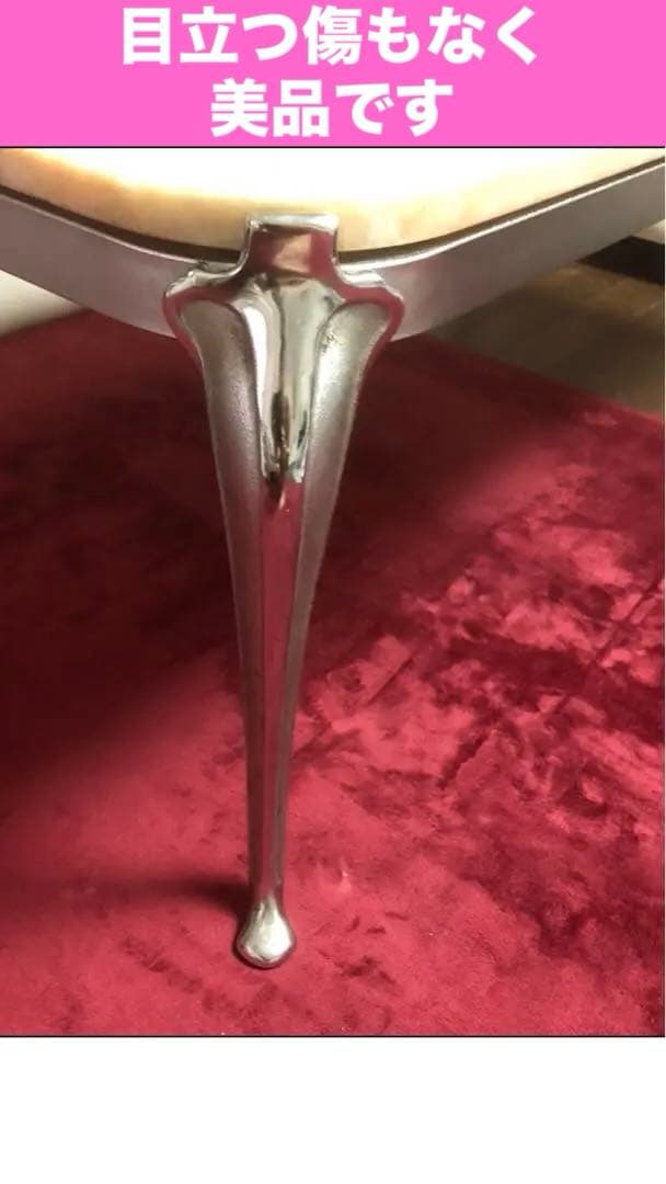 マルニ アンティーク♦️猫脚 高級 大理石テーブル♦️希少 ピンク