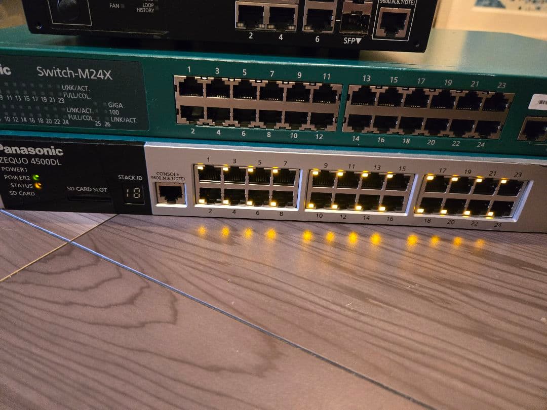 Panasonic4500DLSwitch-M24MGA-MLi4TPoE+24 - メルカリ