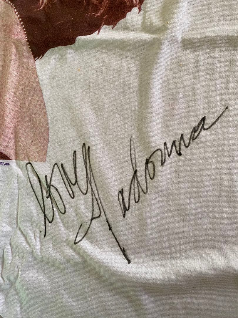 C*8様 貴重 直筆サイン入りマドンナ ビンテージ 半袖Tシャツ保証書付き