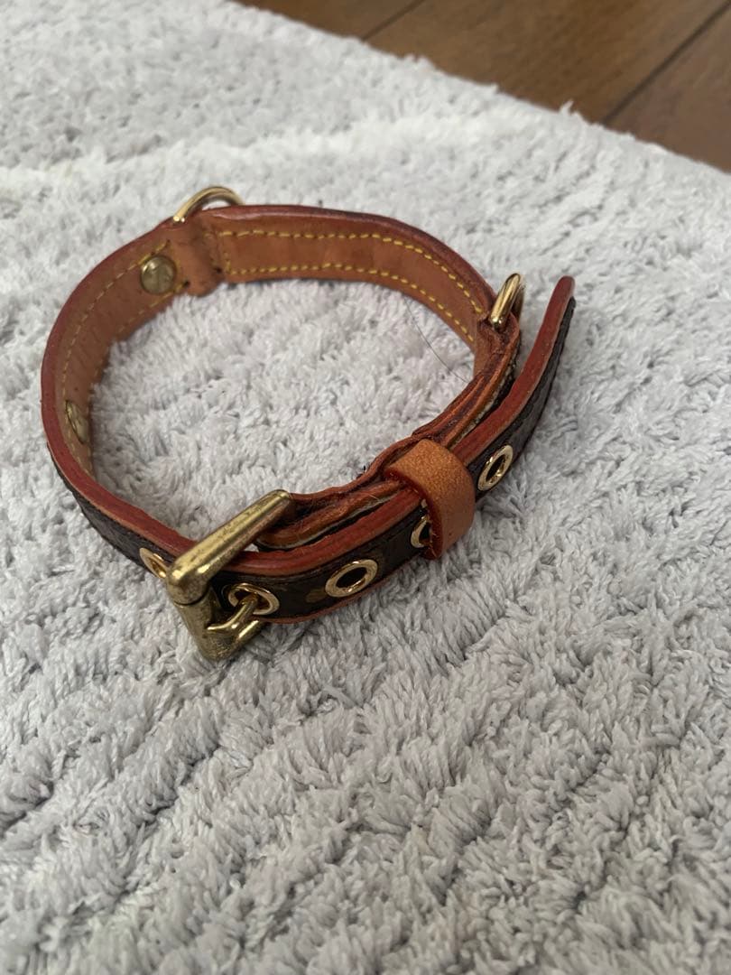 LOUIS VUITTON ルイヴィトン モノグラム 小型犬用 首輪