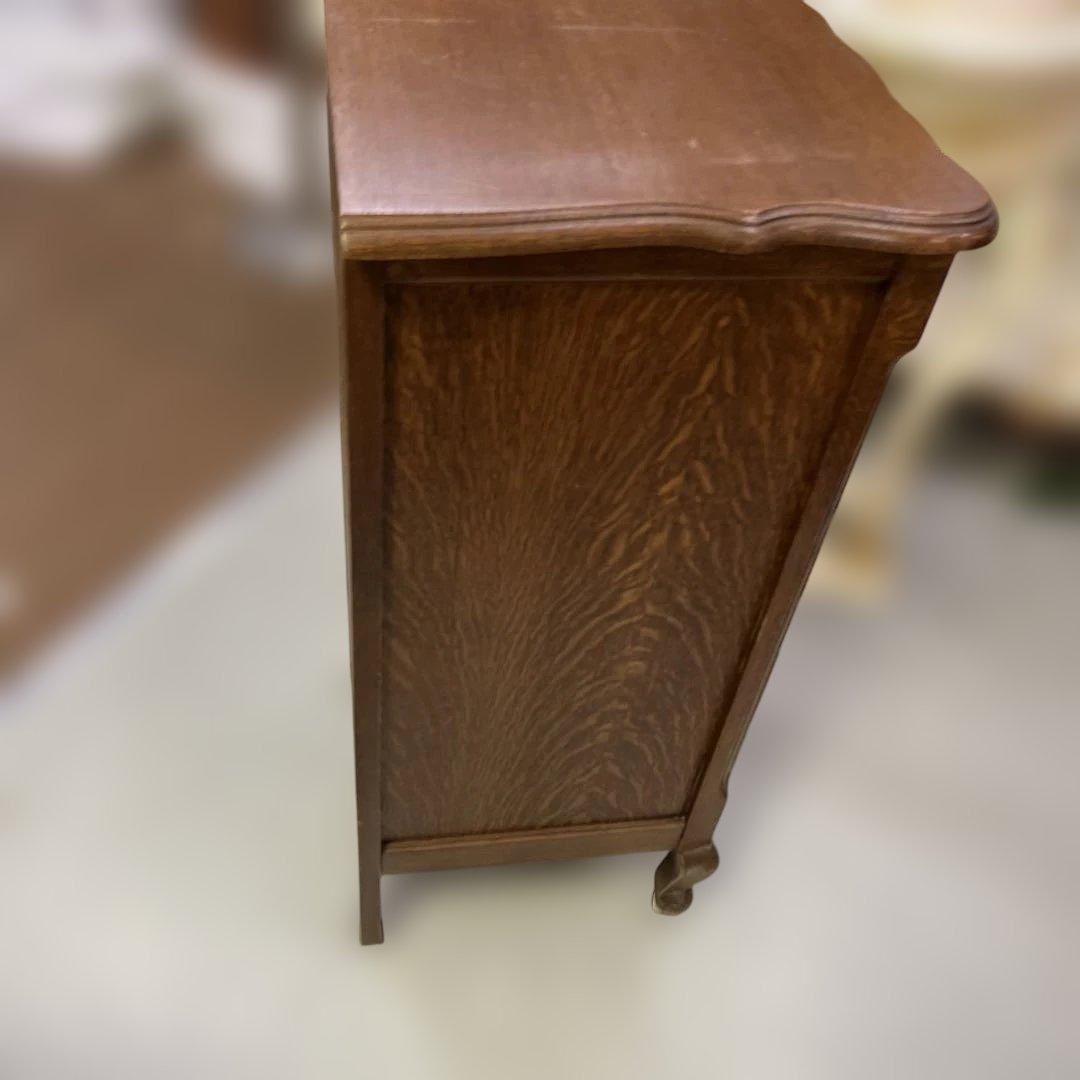 三越製作所】◇電話台◇ヴィンテージ◇ルーマニア製◇オーク材