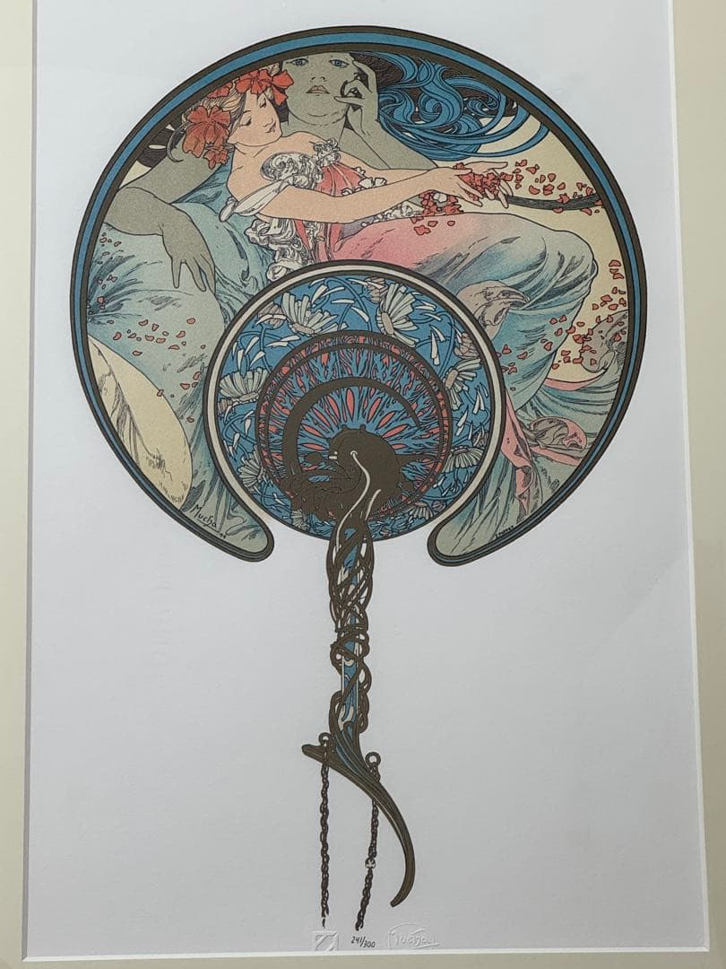 アルフォンス ミュシャ 風は青春とともに去る Le Vent Qui Passe