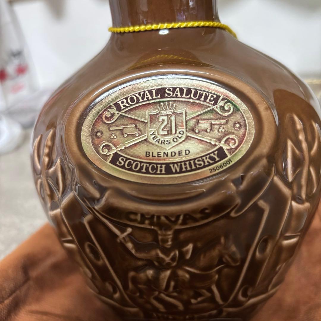 未開栓 ロイヤルサルート Salute 21年 スコッチウイスキー古酒