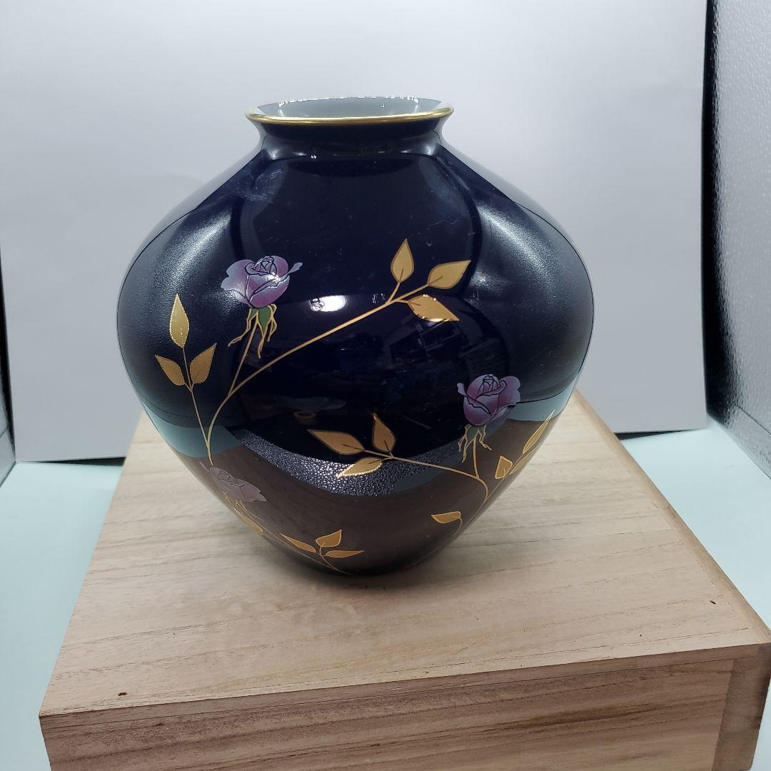 香蘭社 花瓶 薔薇 - メルカリ