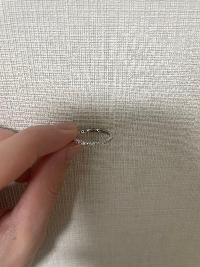 スワロフスキー　swarovski フルエタニティ　リング