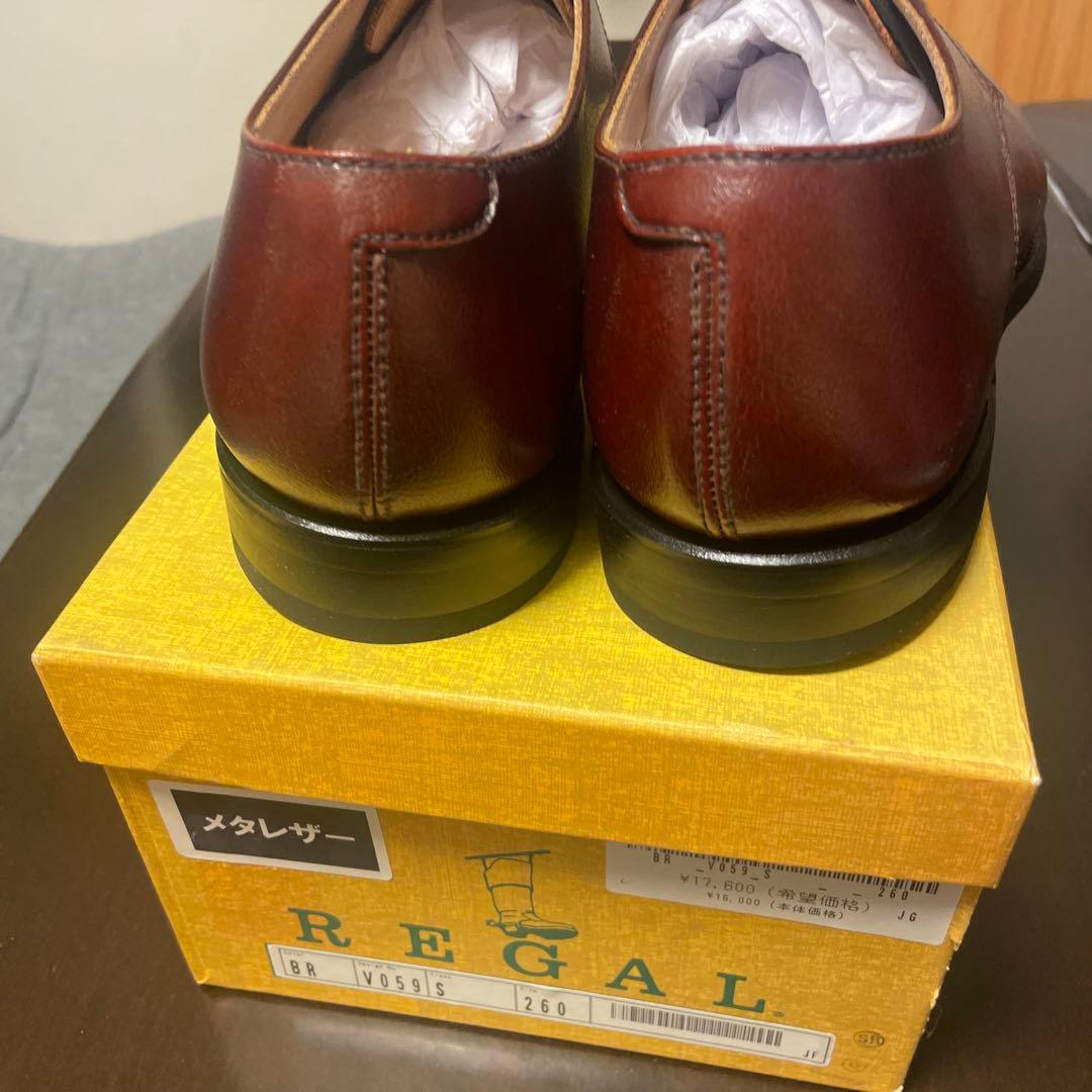 REGAL V059 260 ブラウン ビジネスシューズ