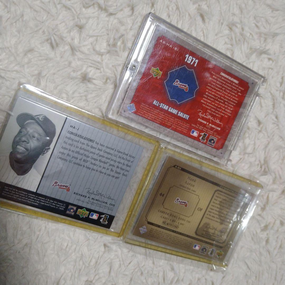 MLB ハンク・アーロンカード（ジャージ・バット）