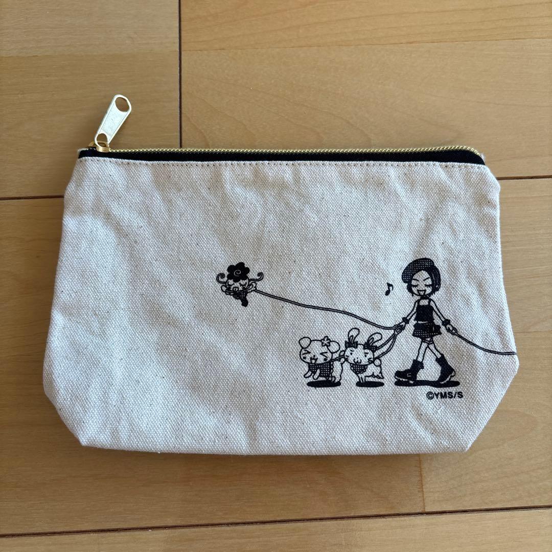 矢沢あい展 描きおろしイラスト お散歩 マルチポーチ - メルカリ