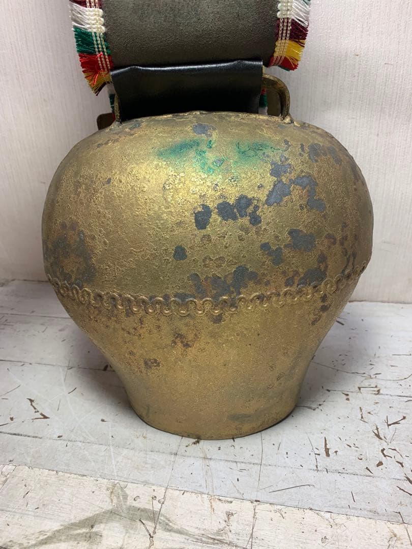 レトロ カウベル 大きなサイズ 牛鈴 ディスプレイ 置物