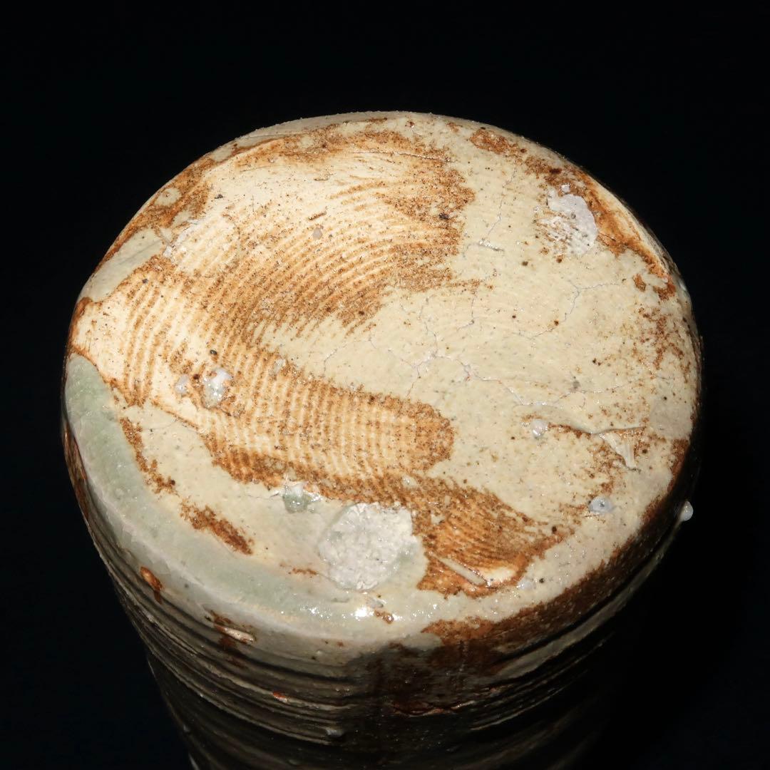 茶道具】加藤芳右衛門作 美濃伊賀掛花入