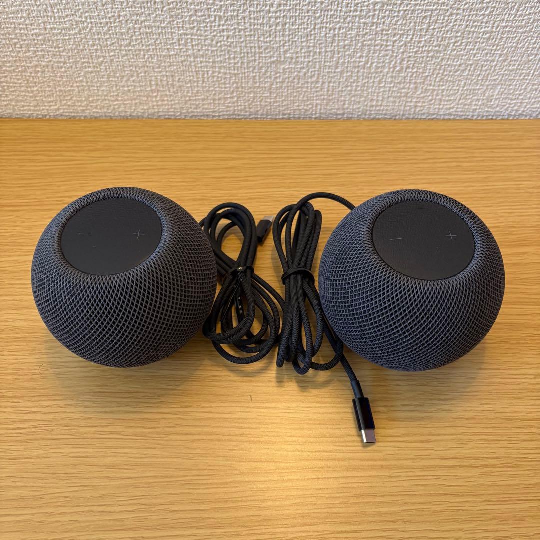 Apple (アップル) Home Pod mini ブラック(2個セット) Apple HomePod