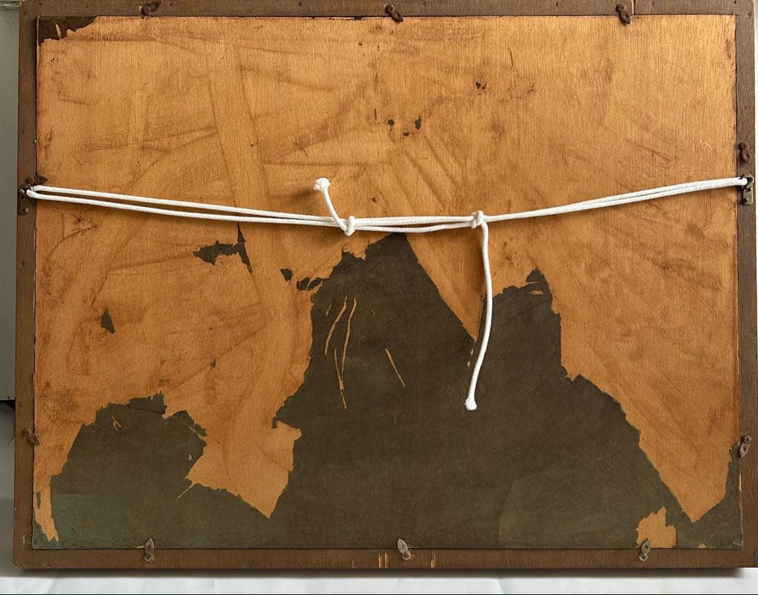 Ken Konishi 小西謙三 水彩画 風景 1951年制作 額装 インテリア