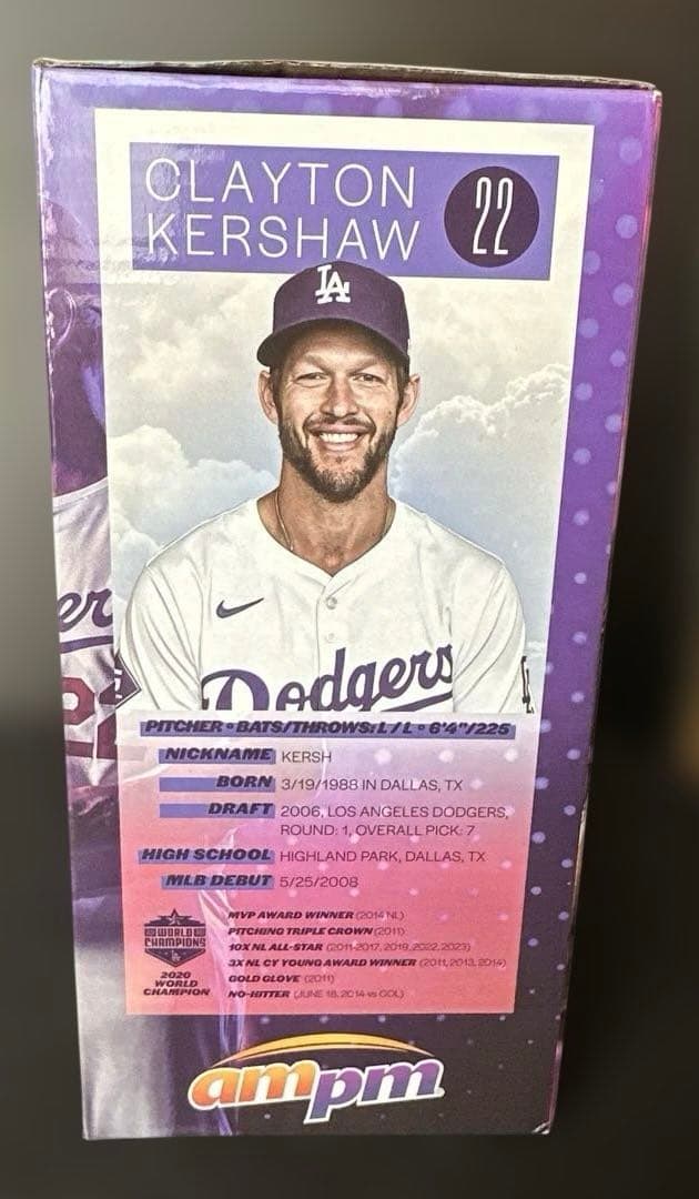 Clayton Kershaw カーショー ボブルヘッド2024年