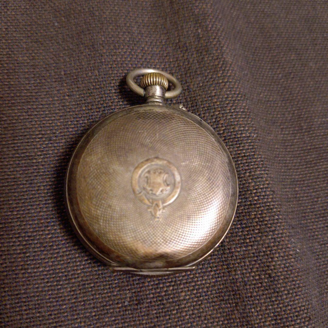 ア14. 懐中時計（0.800刻印）不動 ジャンク品