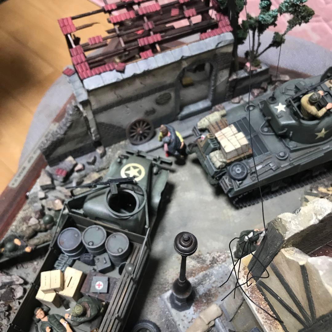 1/35 スケール 軍用トラック 戦車 ディオラマ