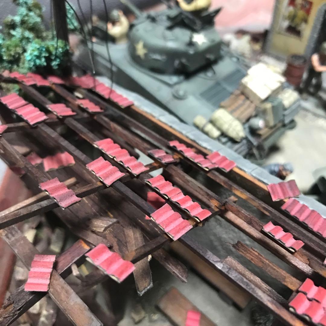 1/35 スケール 軍用トラック 戦車 ディオラマ