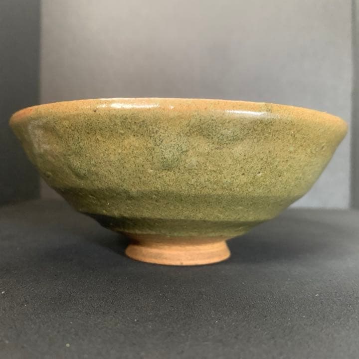 京焼の本流　京都・五條坂　初代　初祖　清水六兵衛　六兵衛(箱書・極)唐津　茶碗