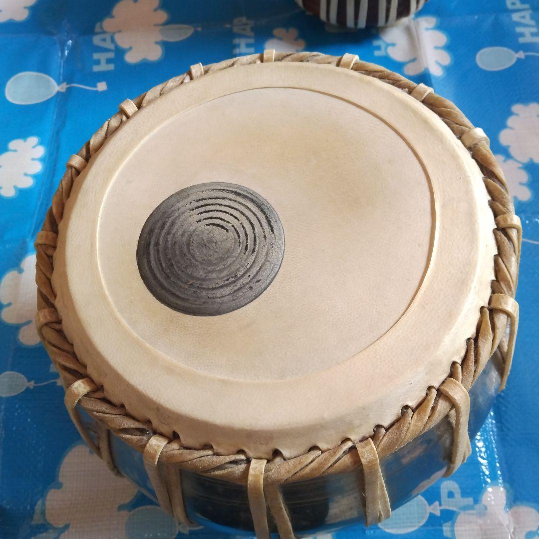 BINA タブラ(タブラ)セット 打楽器 民族楽器 インド・パキスタン