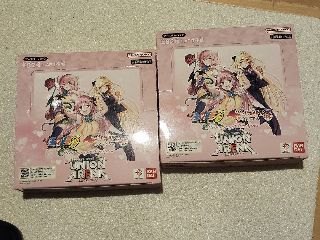 ユニオンアリーナ ToLOVEるダークネス テープカット済み2BOX