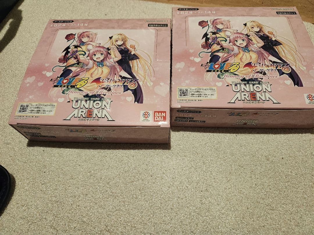ユニオンアリーナ ToLOVEるダークネス テープカット済み2BOX