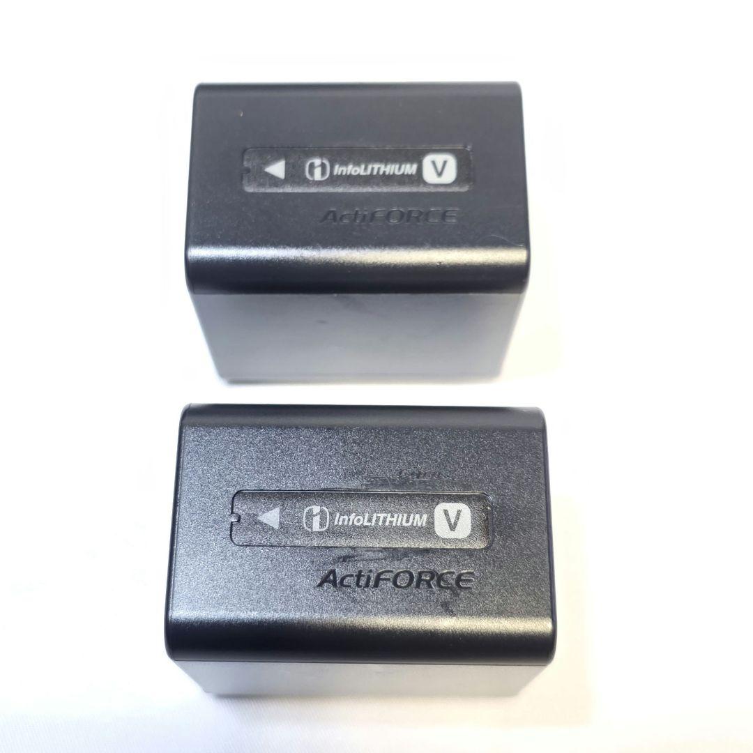 【美品】SONY 4Kビデオカメラ FDR-AX45　大容量バッテリー2個付き