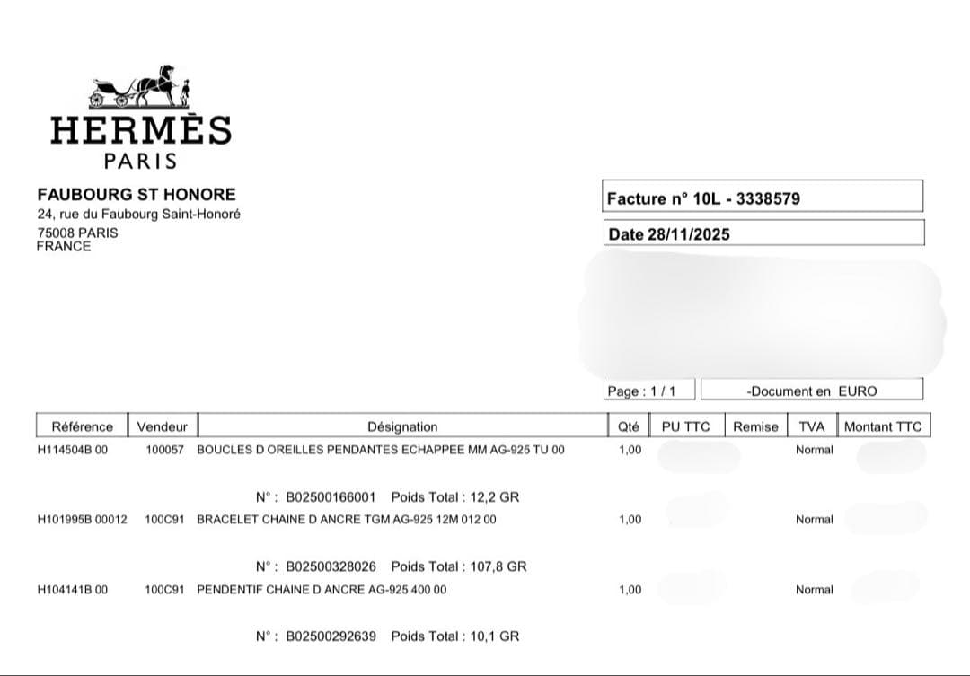 HERMES シェーヌダンクル TGM 12コマ ブレスレット 新品 ラスト1点